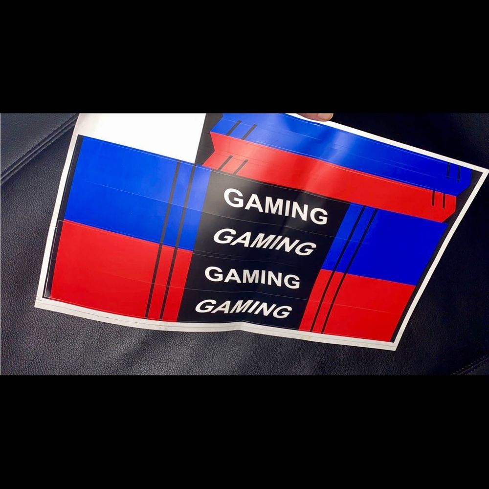 🔥🔥 Gaming Sticker Stripes